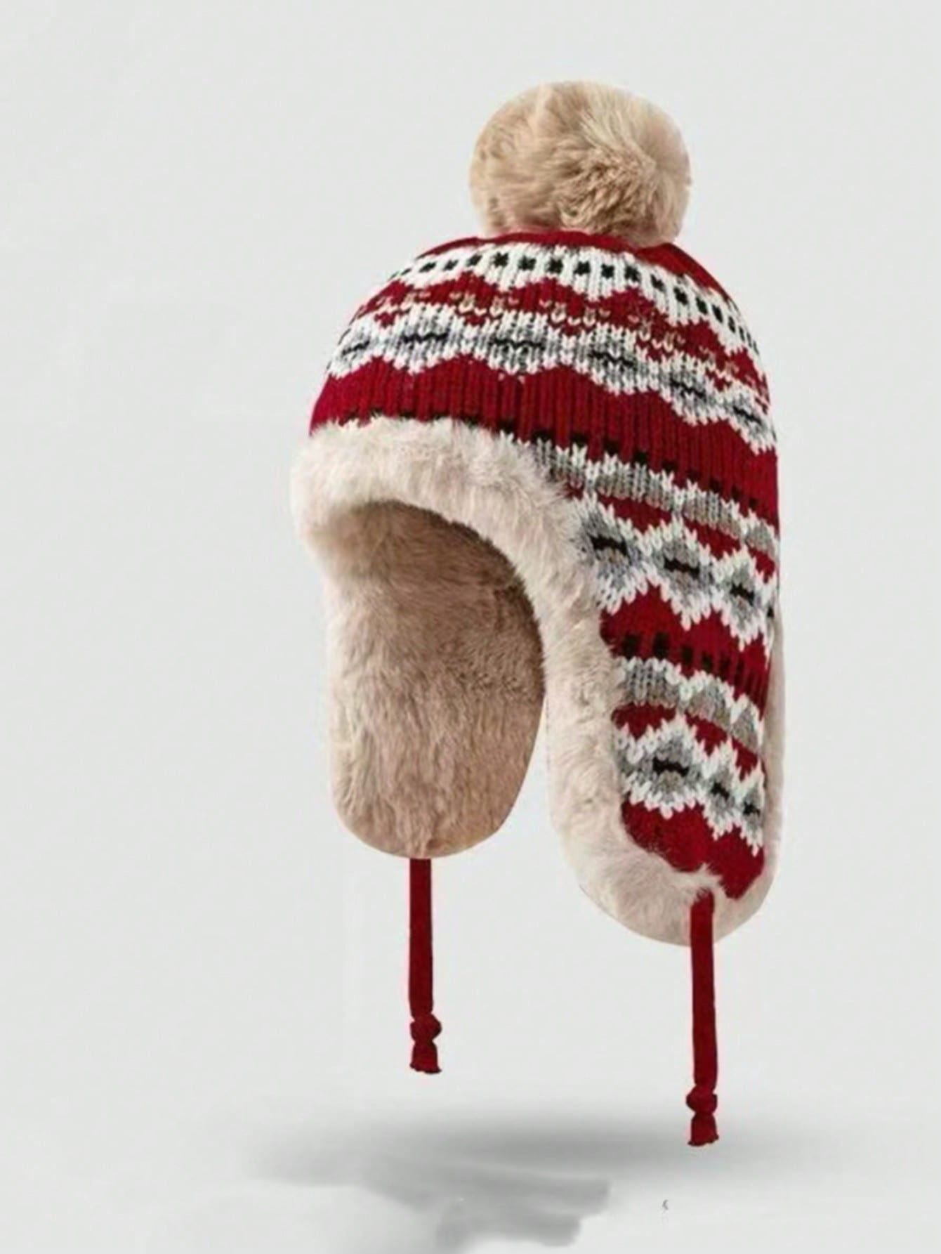Red Winter Trapper Hat