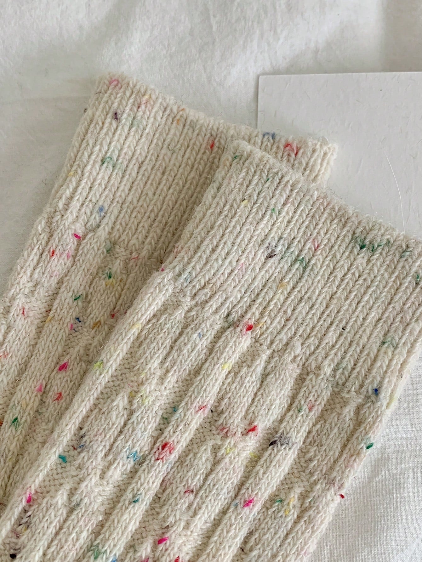 Cozy Knit Speckled Wool Socks - Soft & Warm Winter Essentials
