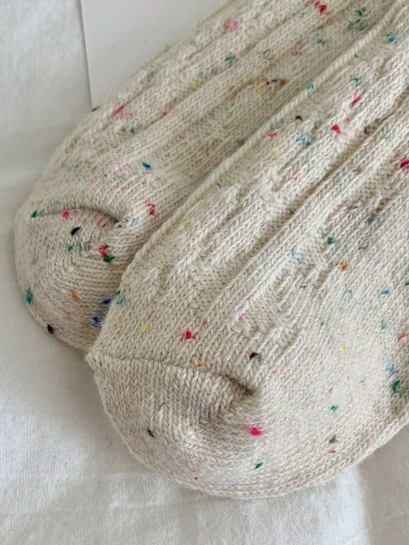 Cozy Knit Speckled Wool Socks - Soft & Warm Winter Essentials