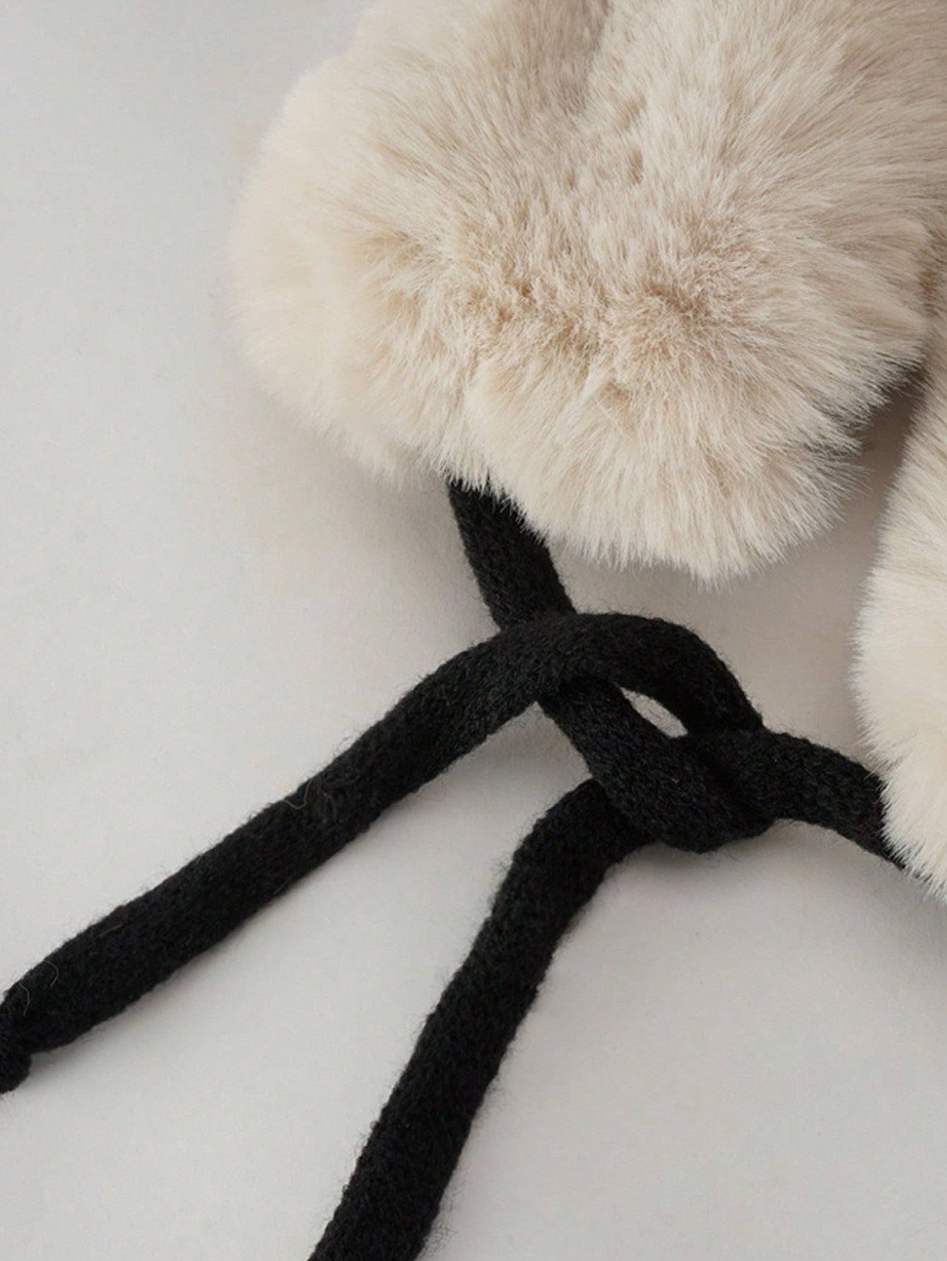 Winter Trapper Hat with Pom Pom - Black Nordic Design