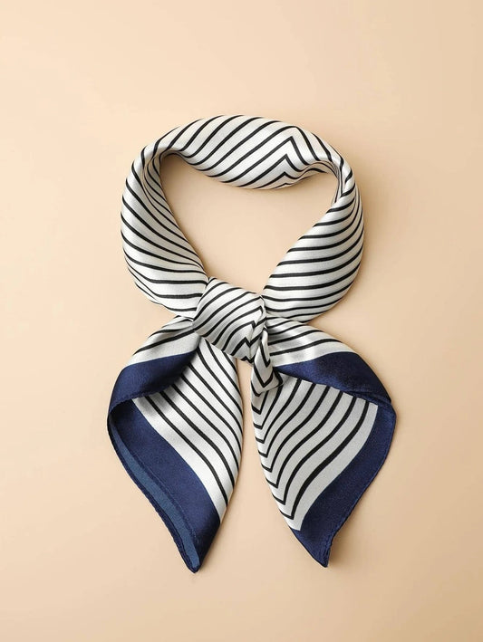 Geometric Stripes Vintage Bandana
