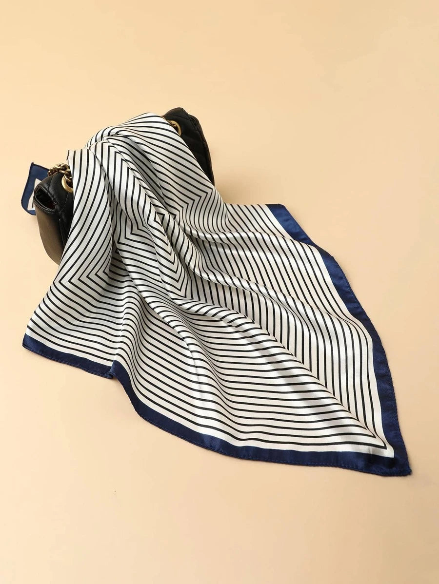 Geometric Stripes Vintage Bandana