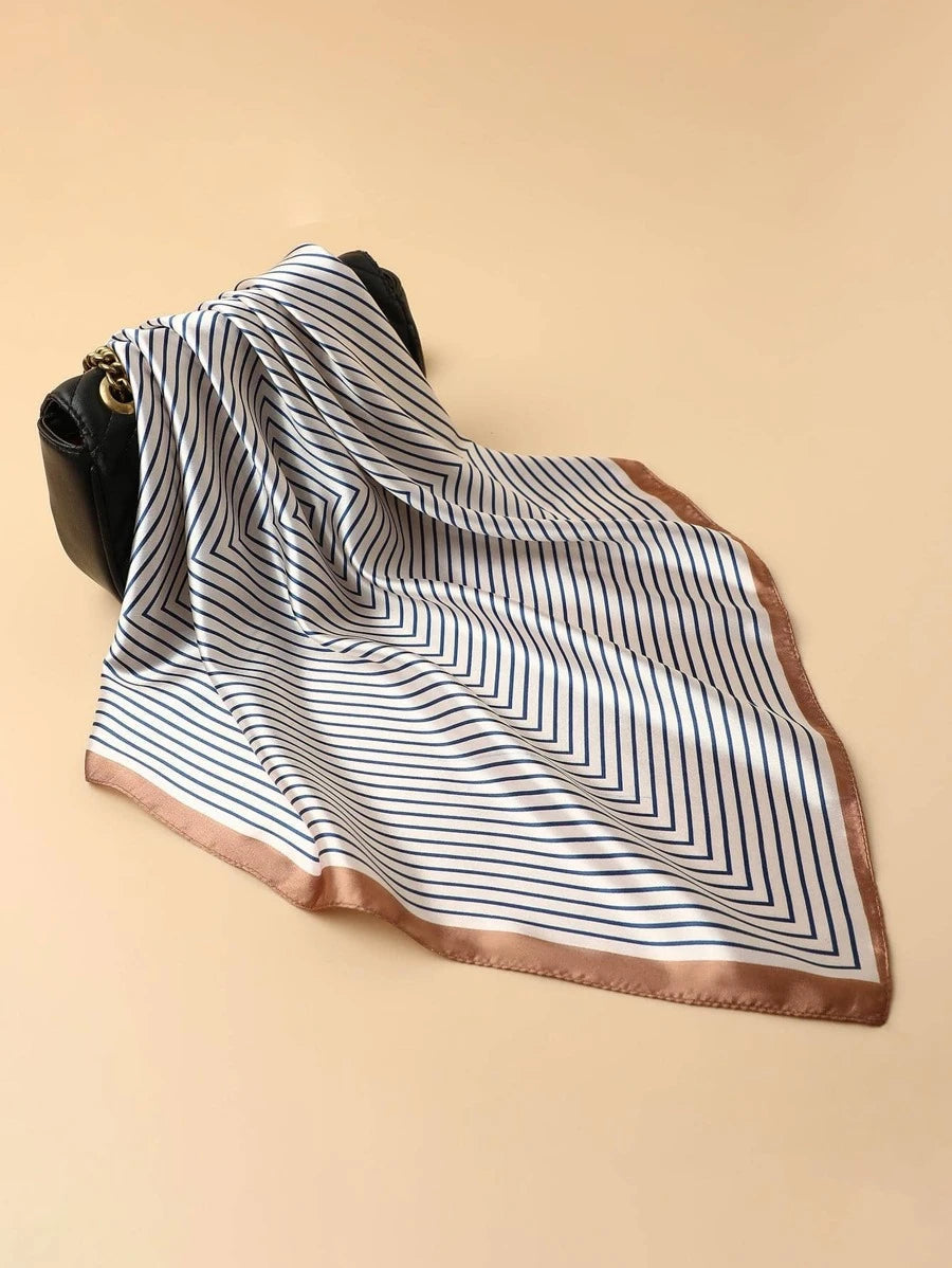 Geometric Stripes Vintage Bandana