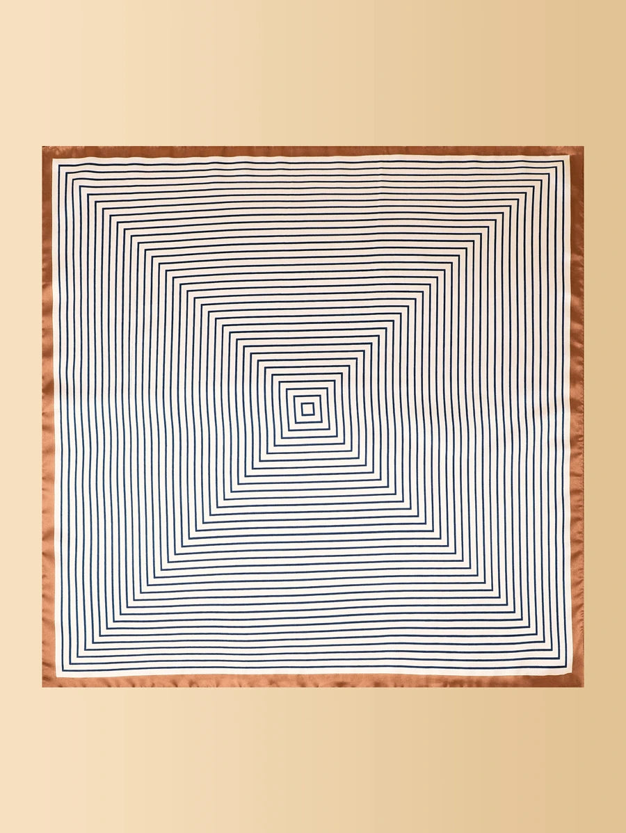 Geometric Stripes Vintage Bandana