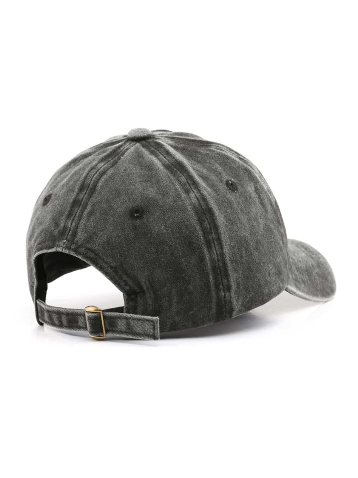 1pc Unisex Sporty Vintage Washed Shark Baseball Cap