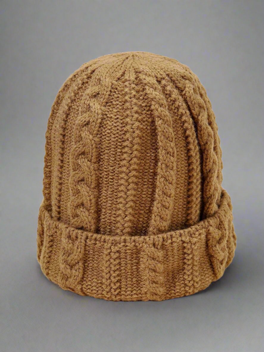 Stylish Cable Knit Beanies - Cozy Winter Hats in Vibrant Colors