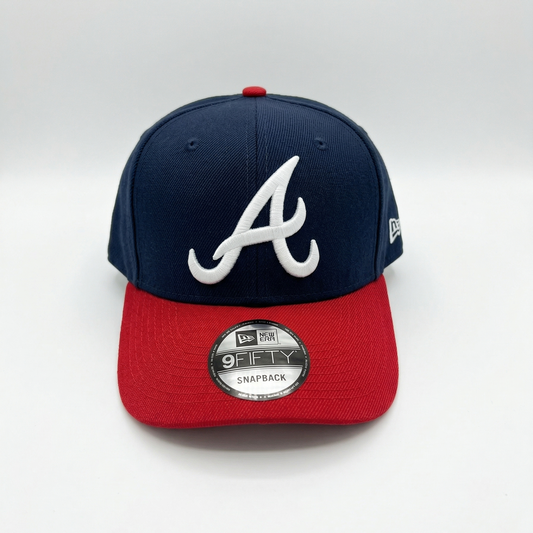 Classic Atlanta Braves 9FIFTY Snapback - Navy & Red