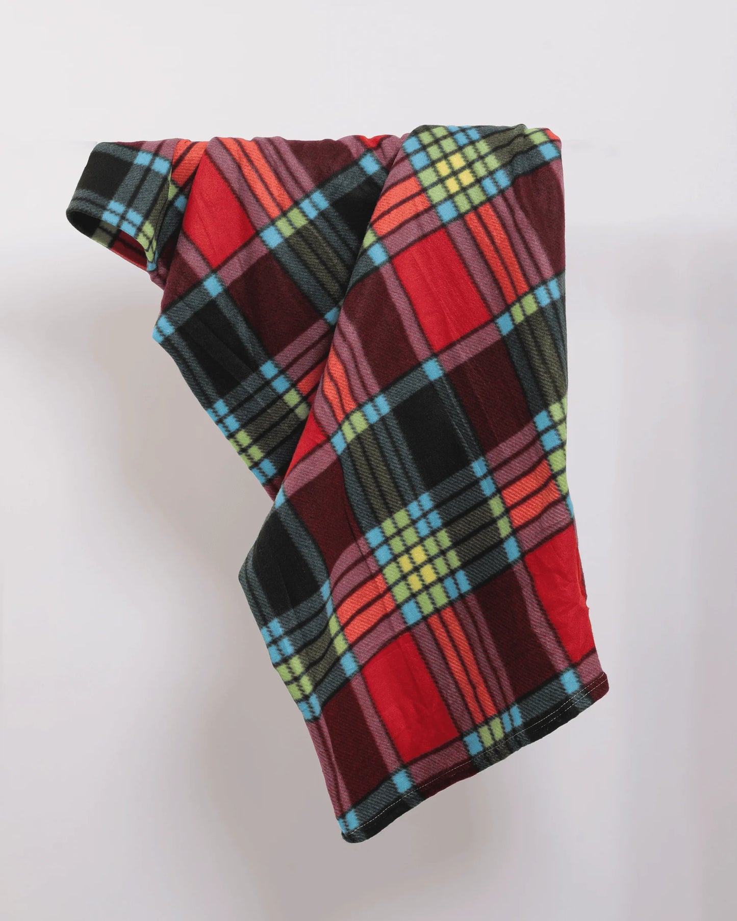 Cozy Fleece Blanket: Stylish Winter Wrap with Belt Tie