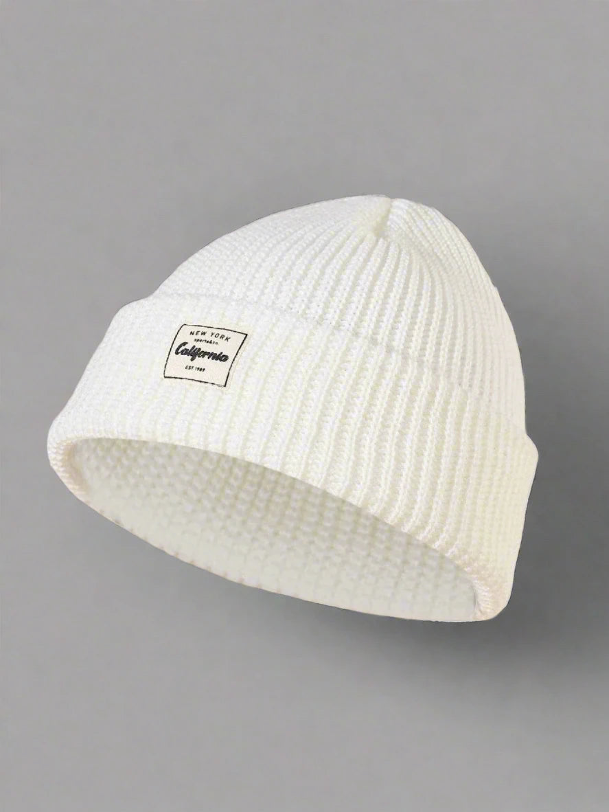 Classic Ribbed Knit Beanie – California Edition