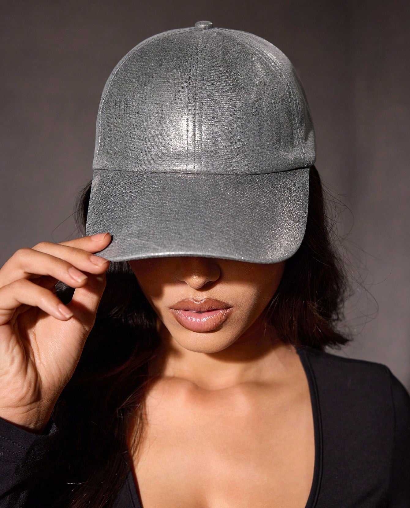 Metallic Glitter Sparkle Cap