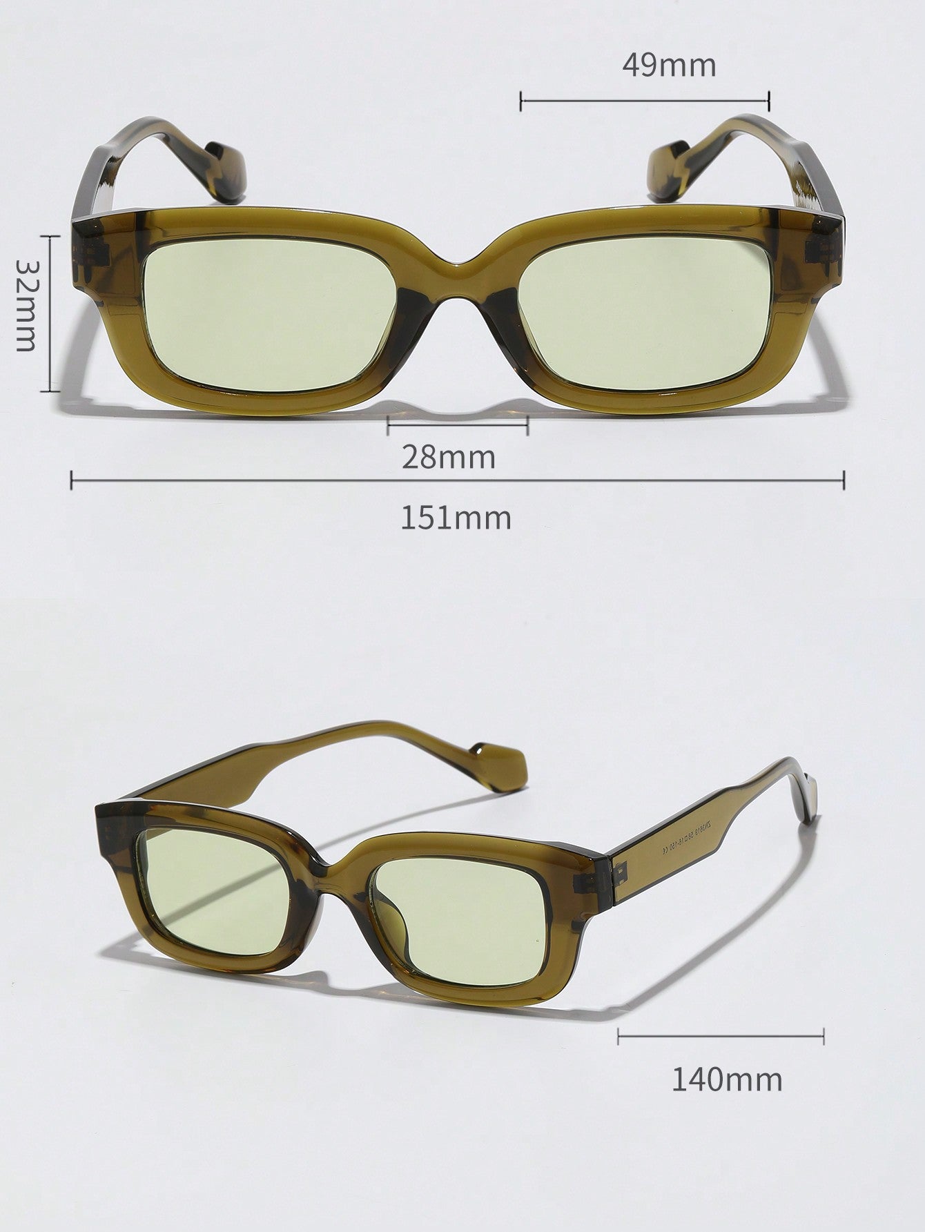 Vintage Futuristic Geometric Sunglasses