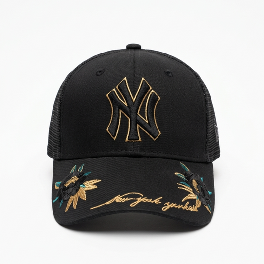 Premium Black & Gold NY Edition Trucker Hat