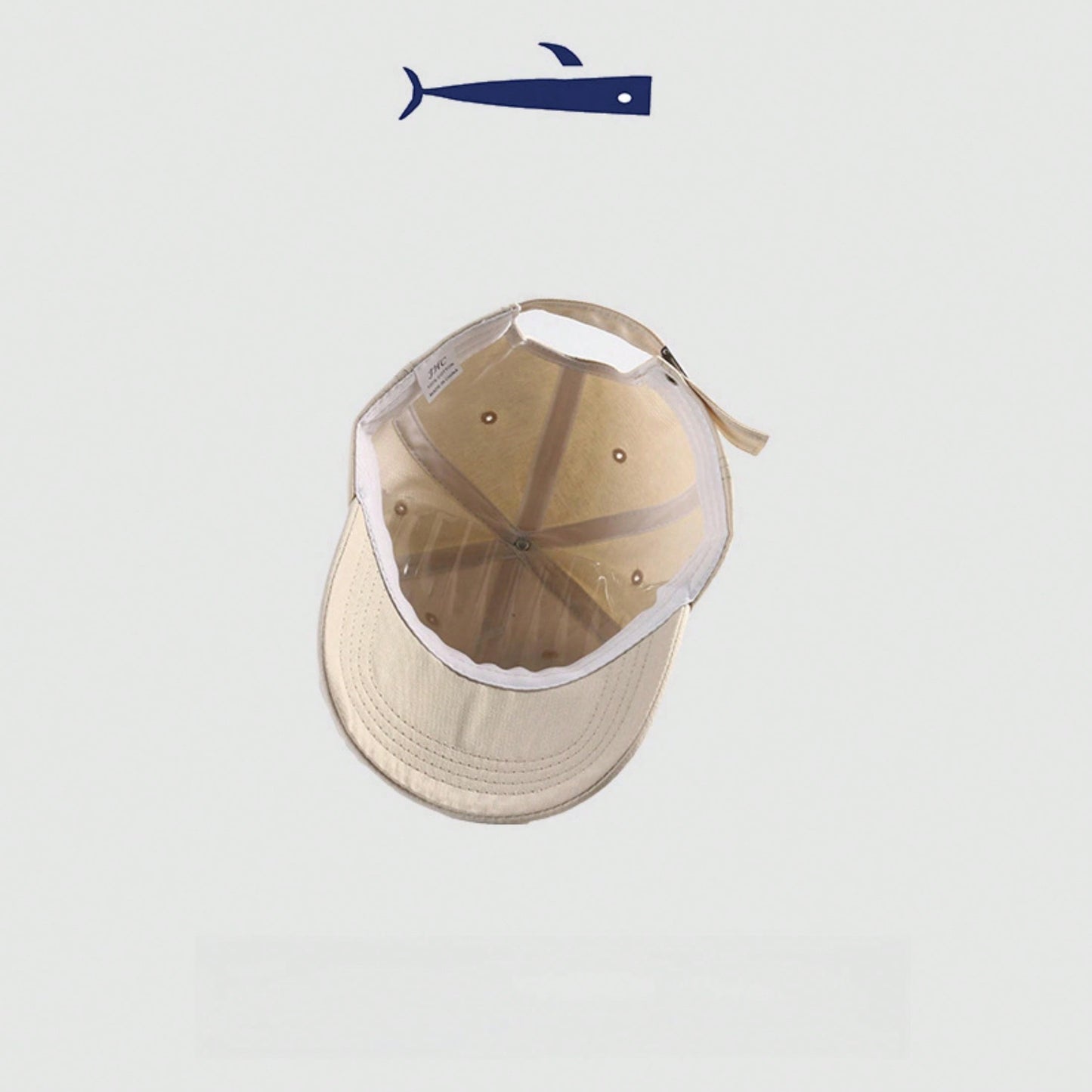 Beige Whale Cap